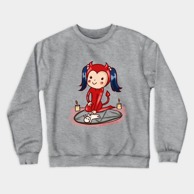 Kawaii Voodoo Crewneck Sweatshirt by ConejoPlateado